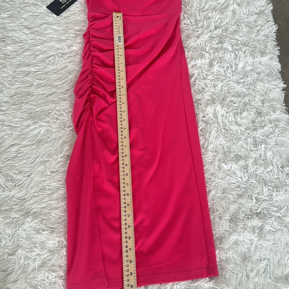 Sarin Mathews Womens One Shoulder Ruched Bodycon Dress. Size xs. - Picture 16 of 17